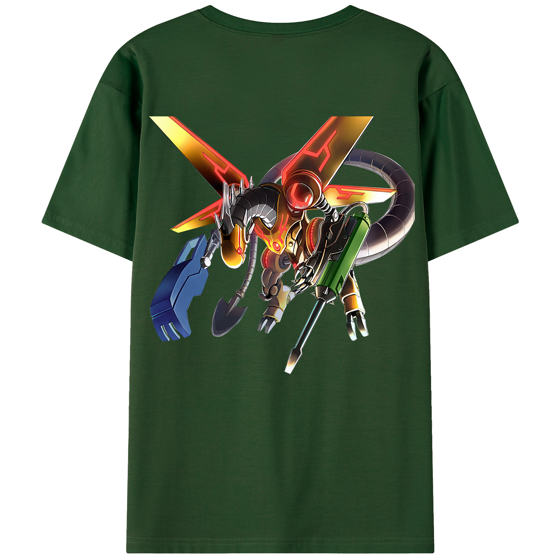 （画像用） 遊☆戯☆王 Yu-Gi-Oh! 綿100％半袖Tシャツ（背面プリント）